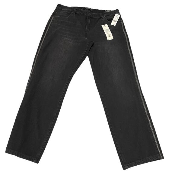 Liverpool Jeans Women size 14/32 Black ECO LIV NonSkinny Skinny New Mirror Cove - Picture 1 of 8